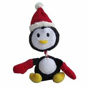 Iconic Christmas Penguin Plush Dog Toy